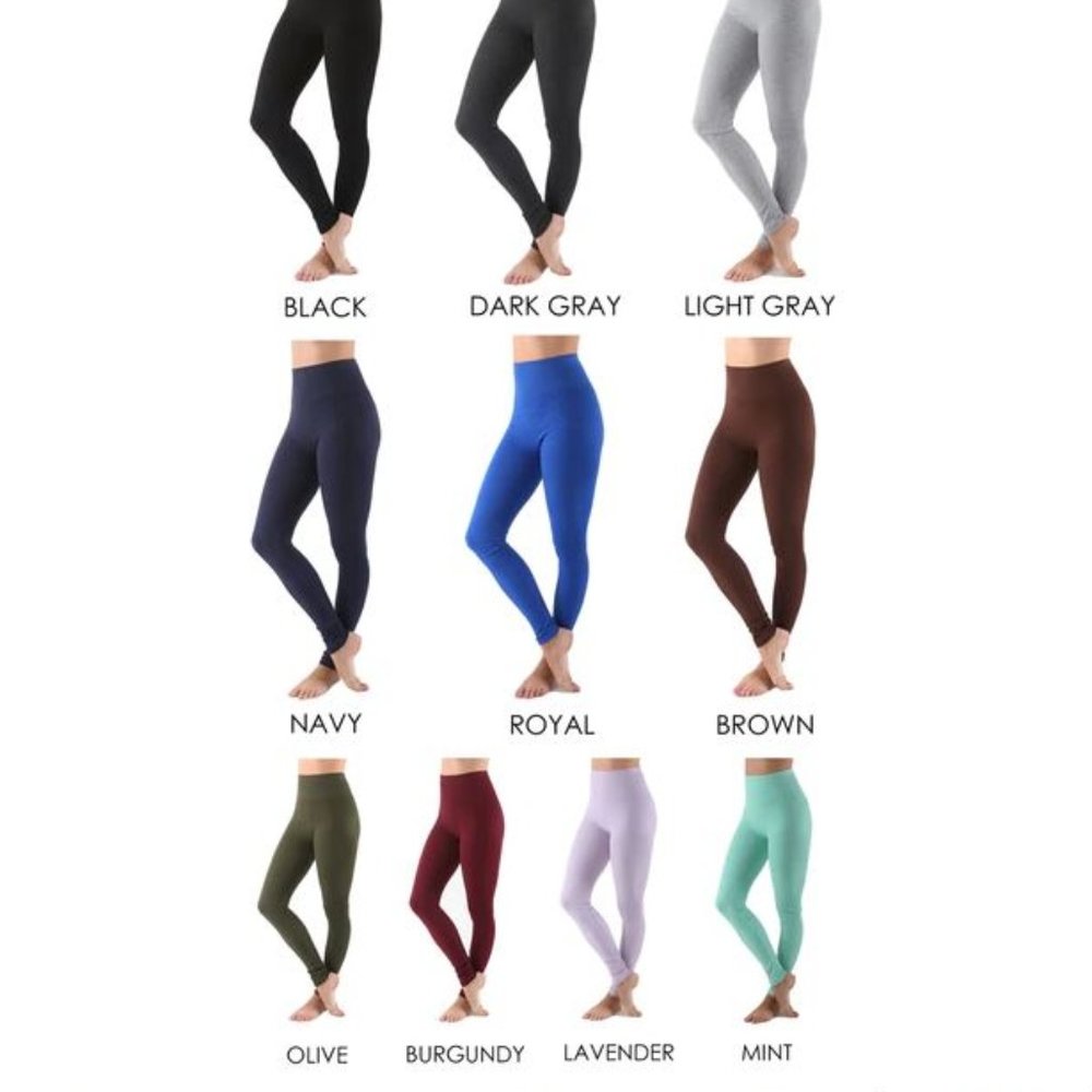 Highwaisted Breathable Cotton Leggings - Picture 6 of 6